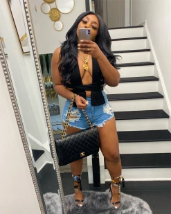 Divanewlook KNITTED WRAP TOP