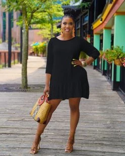 Divanewlook New In SOLID SHORT SLEEVE TEE DRESS 13 Divanewlook New In SOLID SHORT SLEEVE TEE DRESS