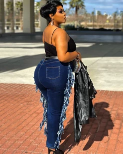 Divanewlook Fringe Me Not Jeans