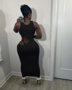 Divanewlook Cut Out Dress New In