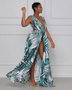 Divanewlook Gone With The Wind Maxi Dress