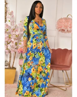 逊马亚 JEANETTE WRAP DRESS