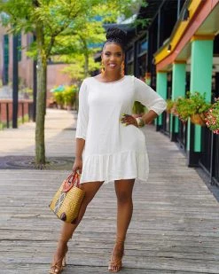 Divanewlook New In SOLID SHORT SLEEVE TEE DRESS 16 Divanewlook New In SOLID SHORT SLEEVE TEE DRESS