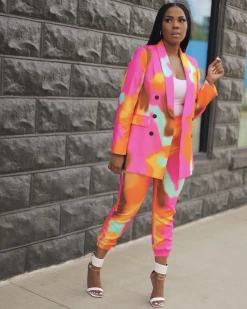 艾彩 VGH IN LIVING COLOR BLAZER SET