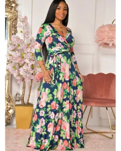 逊马亚 JEANETTE WRAP DRESS