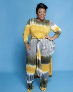 Divanewlook Tie Dye Pant Set