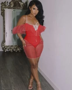 Divanewlook Beachy Feeling Swim Romper New In