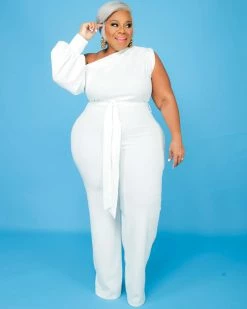 Divanewlook Jazlyn Cold Shoulder Jumpsuit
