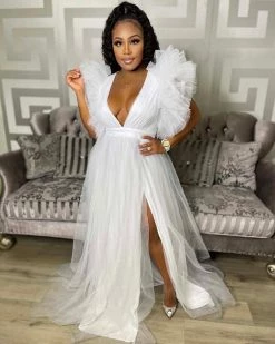 Divanewlook EXTRA ATTENTION TULLE DRESS New In