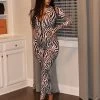 Divanewlook ZWBRA STRIPE BODY JUMPSUIT New In
