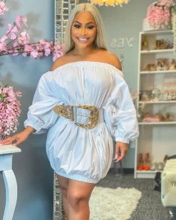 胖妹儿&东端 Makayla Oversized Top Plus Size