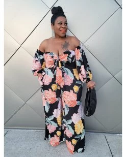 Divanewlook Floral Tied Jumpsuit New In 9 Divanewlook Floral Tied Jumpsuit New In