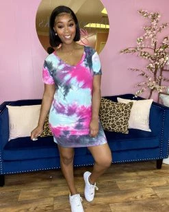 Divanewlook Best T-shirt Dress New In