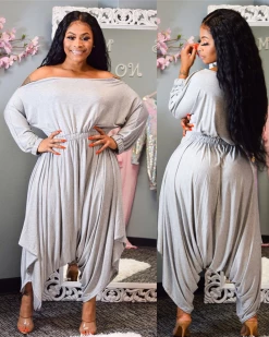 兰诗洛 Jumpsuit & Romper Soothe Off Shoulder Jumpsuit