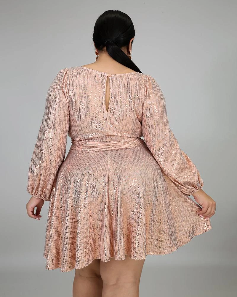 绣川 Sprinkle Flare Plus Size Dress 5 绣川 Sprinkle Flare Plus Size Dress