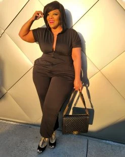 Divanewlook Take Off Jogger Jumpsuit New In