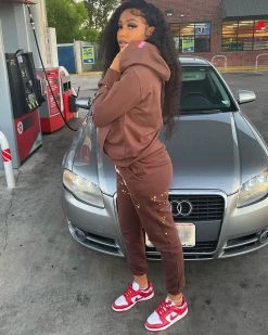 Divanewlook New In Cartoon Graphic Pocket Hoodie