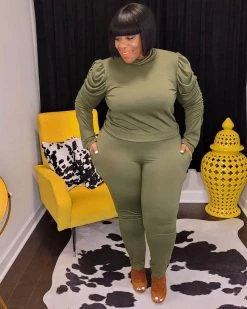 Divanewlook Mock Neck Set New In