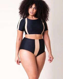 Girlsintrendy High-Waisted Push Up Swimsuits