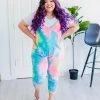 Divanewlook Ibiza Dye Jumpsuit New In