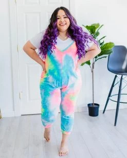 Divanewlook Ibiza Dye Jumpsuit New In