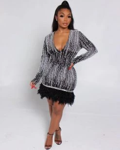 纯雅 On My Way Pearl Mini Dress Dresses