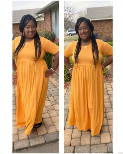 Divanewlook New In Sunshine Maxi DRESS