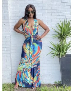 Divanewlook Dresses KAPRI MAXIDRESS
