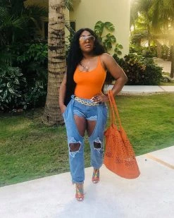 温迪俪 SADDLE ME UP DENIM JEANS