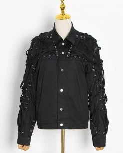 Divanewlook Strings Attached Jacket New In