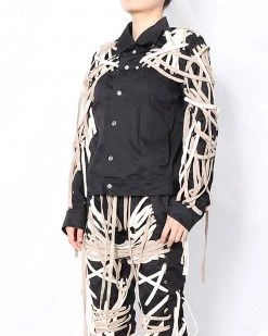 Divanewlook Strings Attached Jacket New In