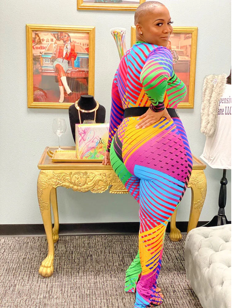 胖妹儿&芸歌 Zipped In Color Catsuit Plus Size 3 胖妹儿&芸歌 Zipped In Color Catsuit Plus Size