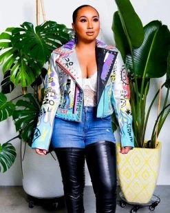 Divanewlook She's Dope | Moto Jacket