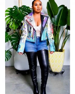 Divanewlook She's Dope | Moto Jacket