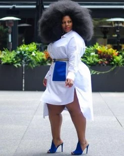 金缕燕衣& 沐沐 Sonnie Button Up Plus Size