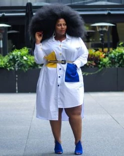 金缕燕衣& 沐沐 Sonnie Button Up Plus Size