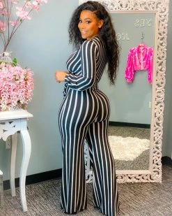 Divanewlook Hunter Stripe Jumpsuit New In