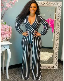 Divanewlook Hunter Stripe Jumpsuit New In